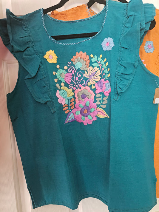 Hand Embroidered Top @amorfashionshop