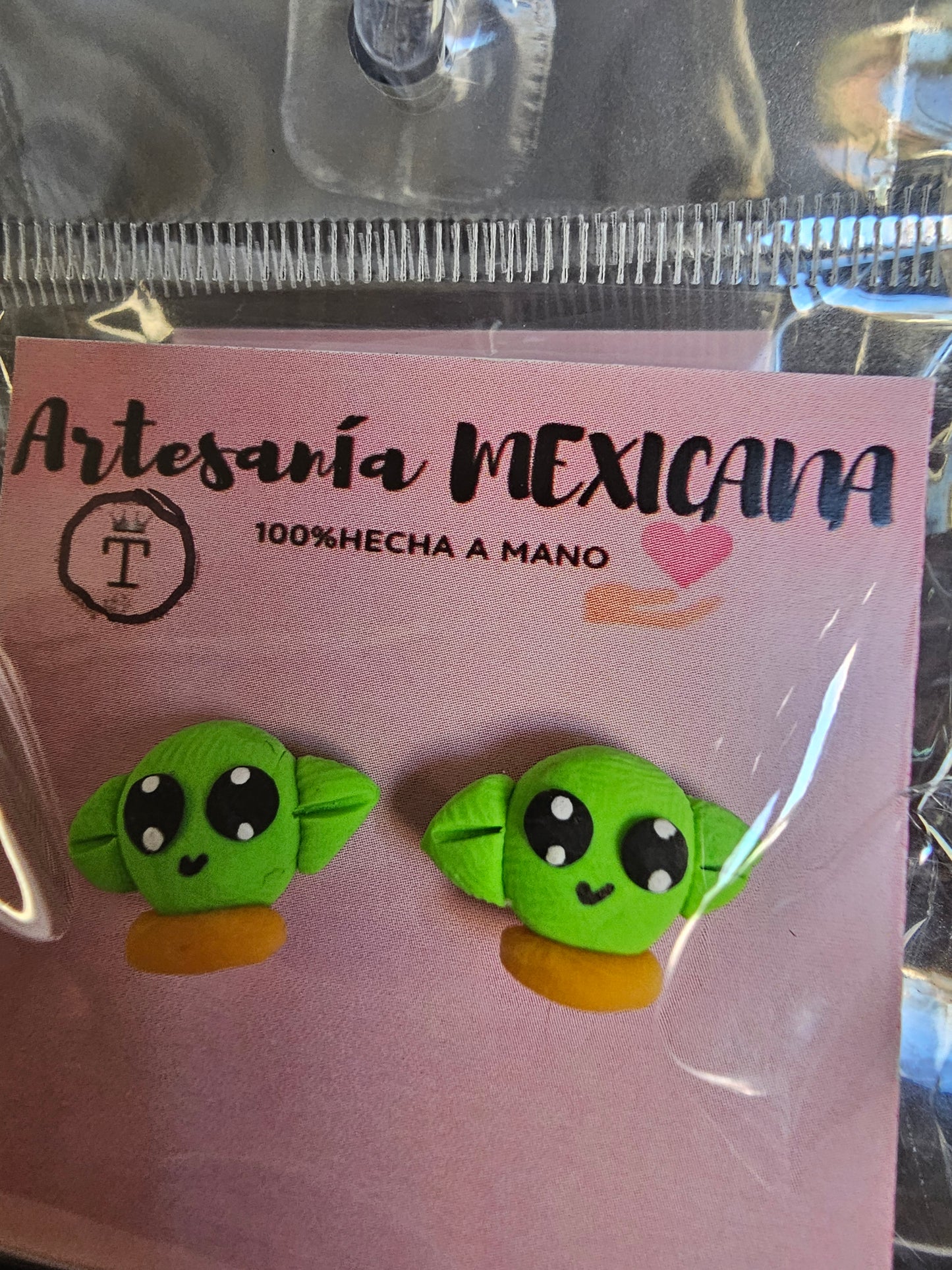 Earrings - Baby Yoda Stud @amorfashionshop