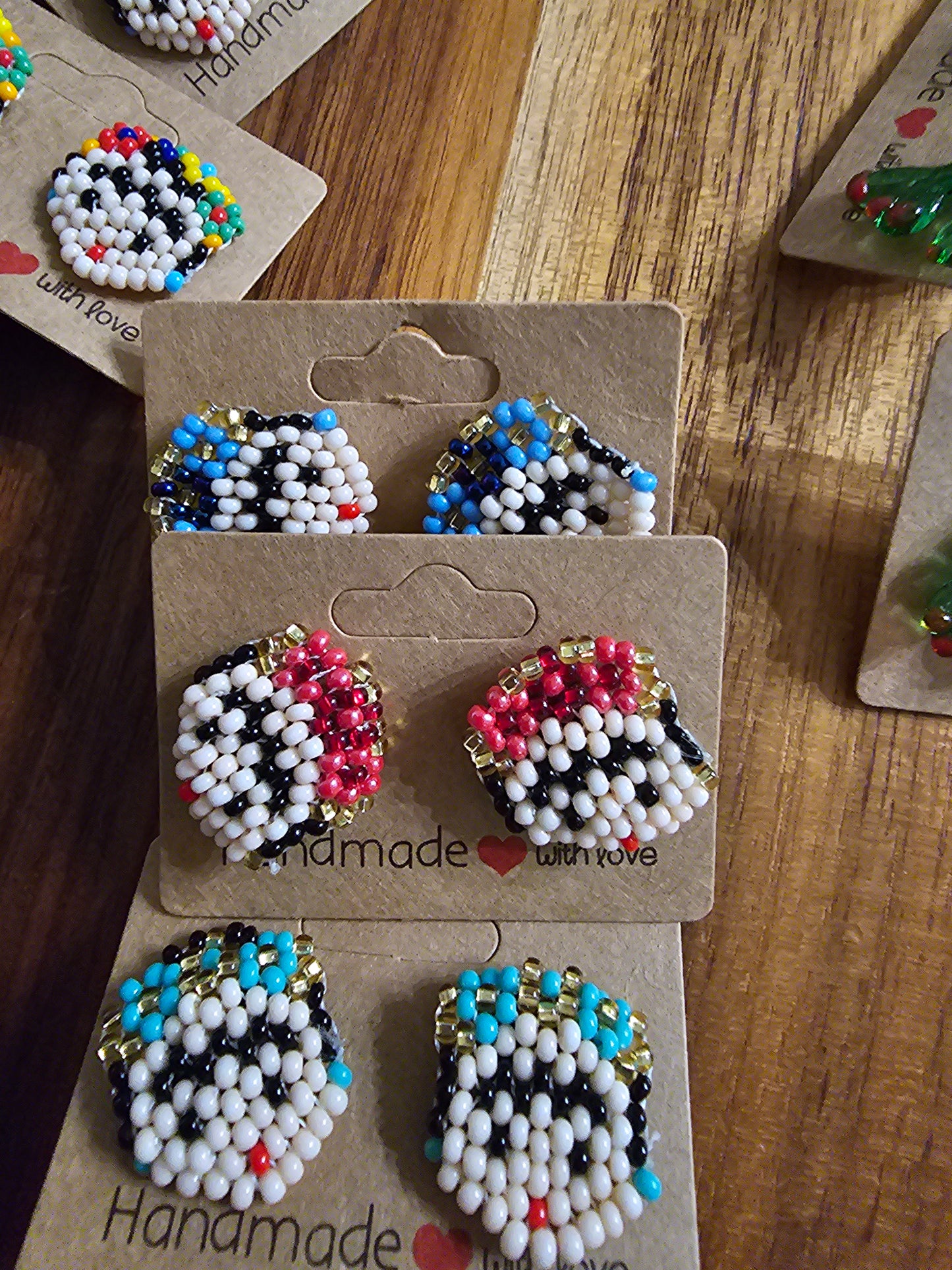 Frida Beaded Stud Earrings @amorfashionshop