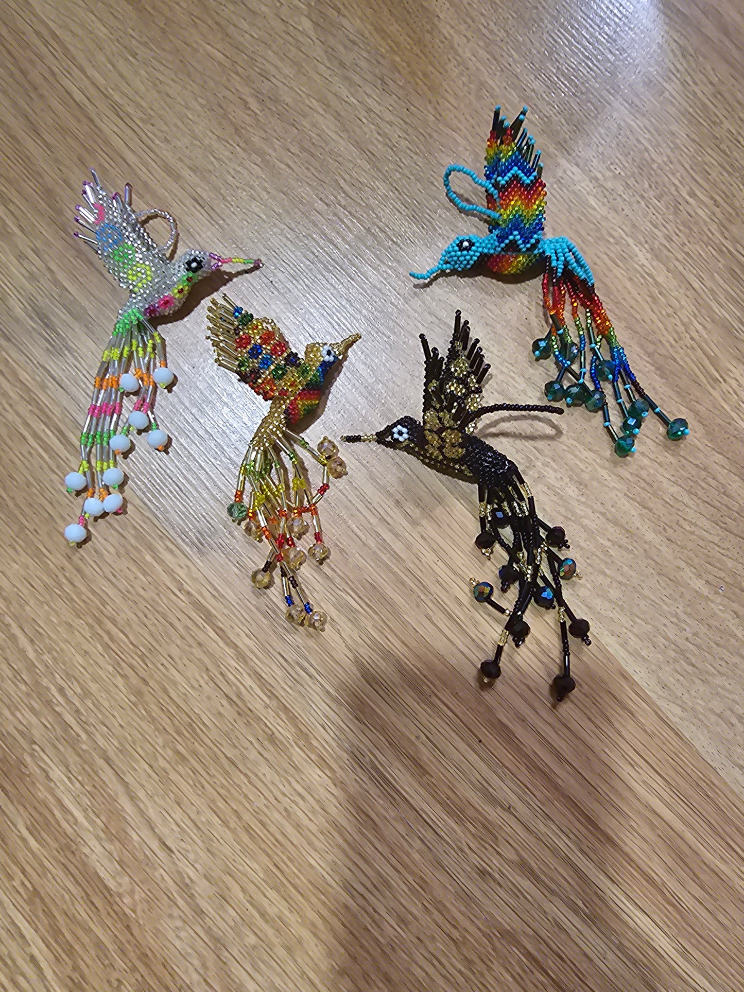 Keychain Hummingbird Beaded @amorfashionshop