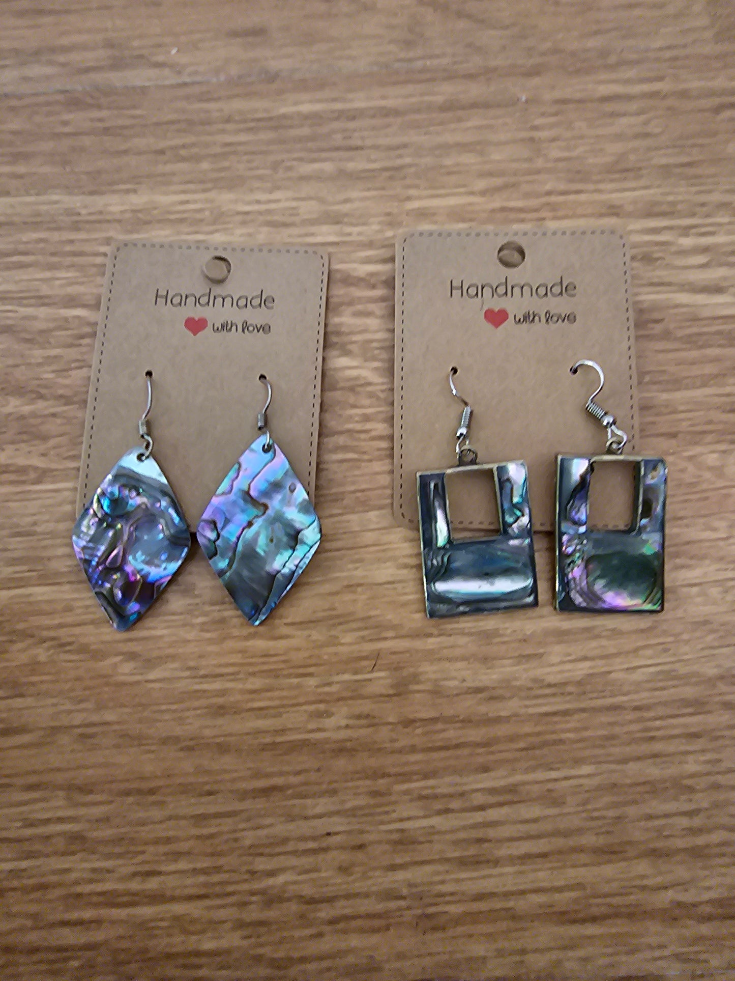 Abalone Drop Earrings @amorfashionshop.com