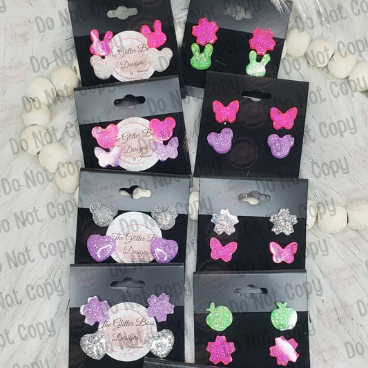 Epoxy Earring Studs - GBD
