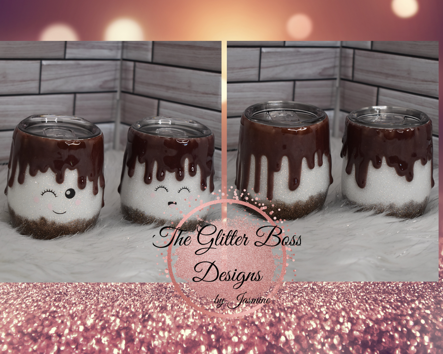 Marshmallow Kid- 12oz Wine - GB Designs