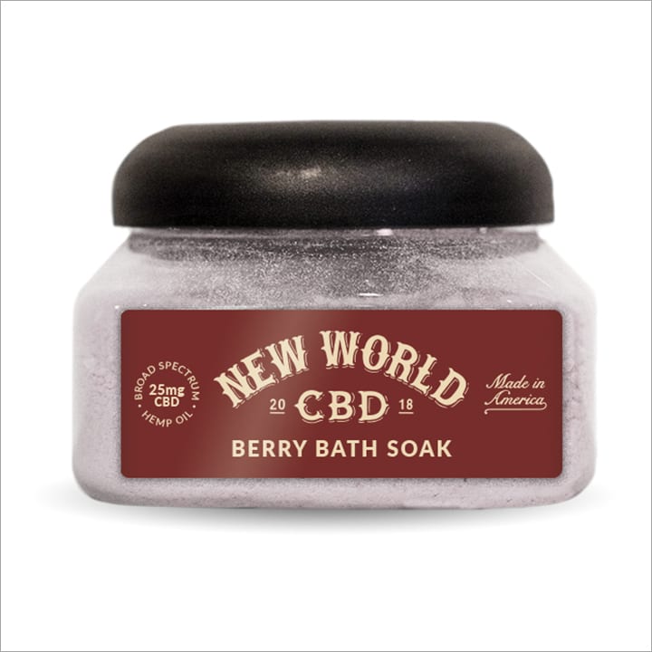 CBD Bubble Bath Soak Berry