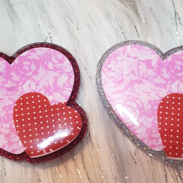 Double Heart Badge Reel