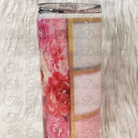 Floral Split Cup - 20 oz - GB Designs