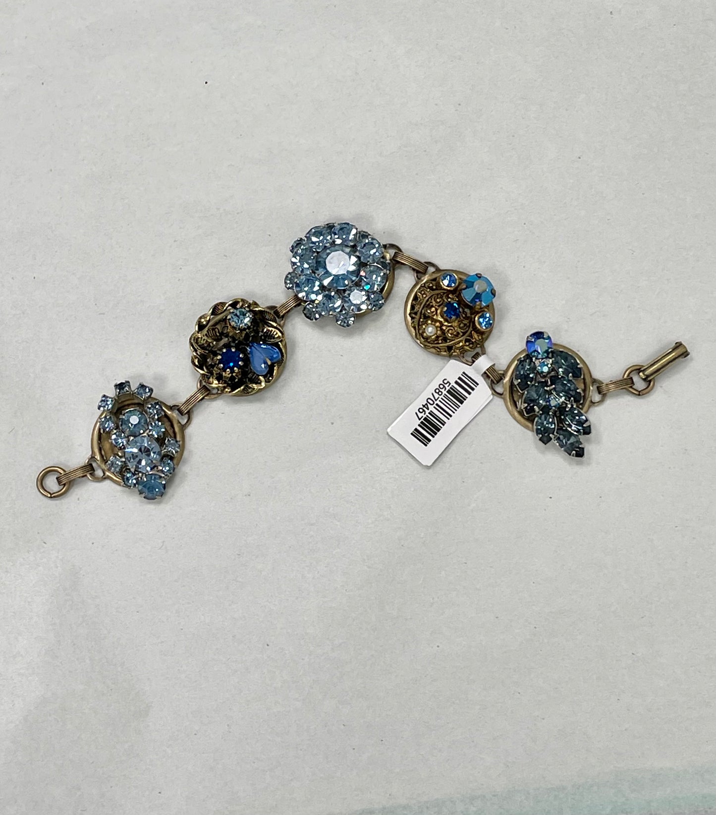 Clip Bracelet- Salt and Sass- Blue