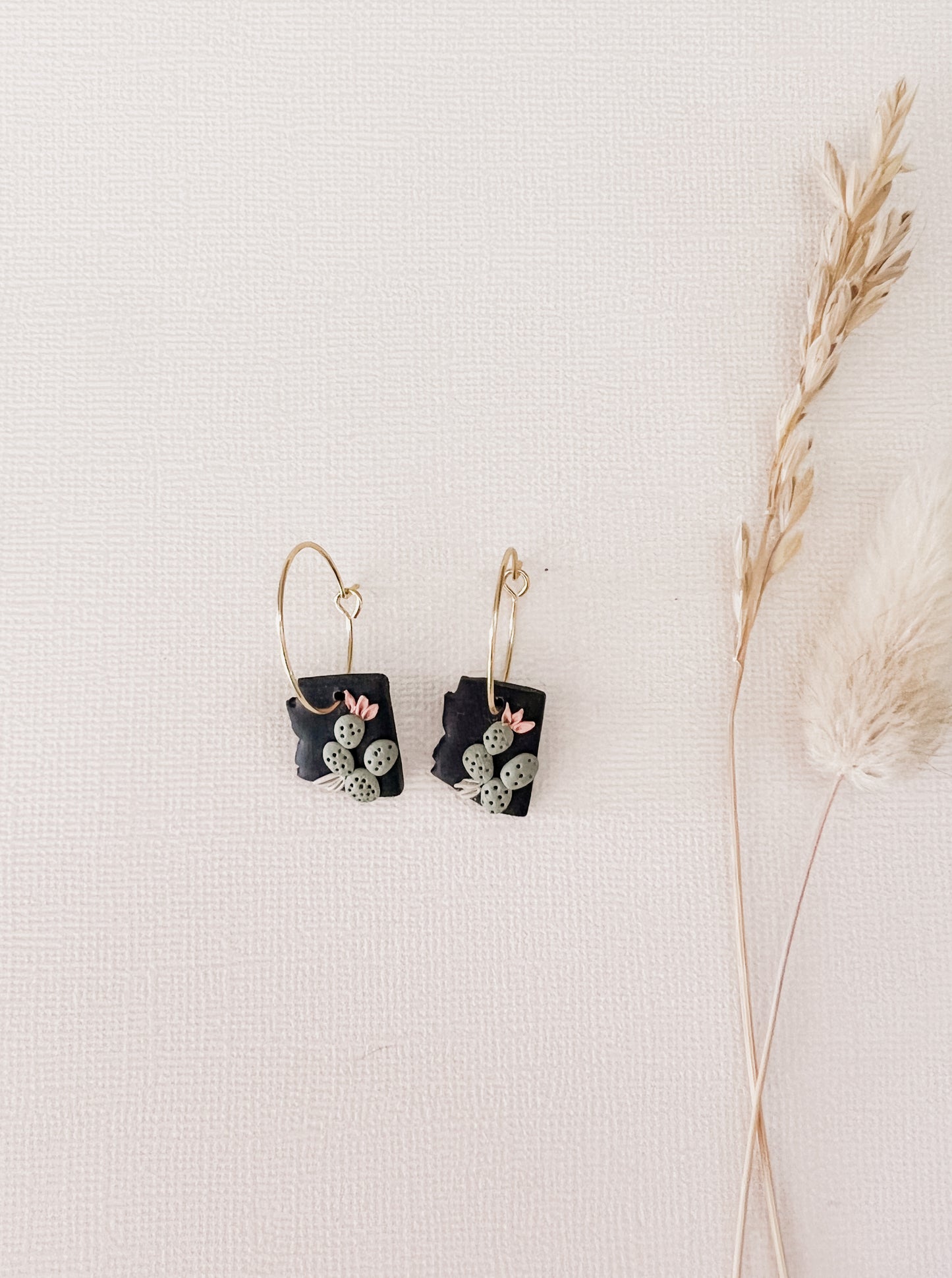 Black Prickly Pear Arizona Hoops - DesertReign