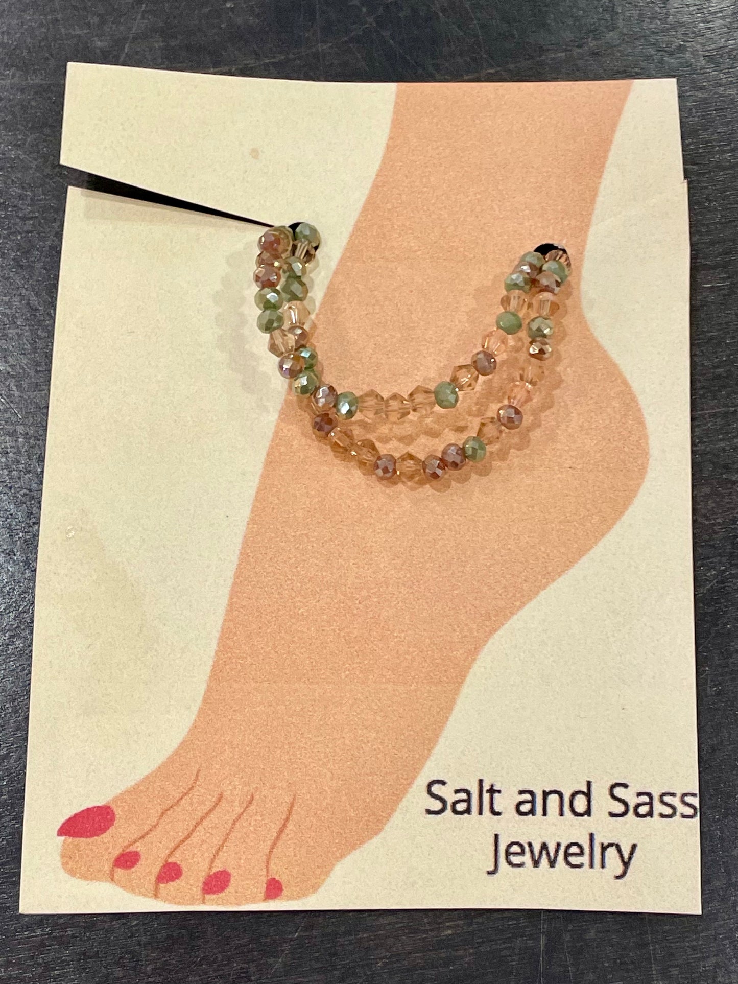 Stretch Ankle Bracelet- Salt and Sass- Camp