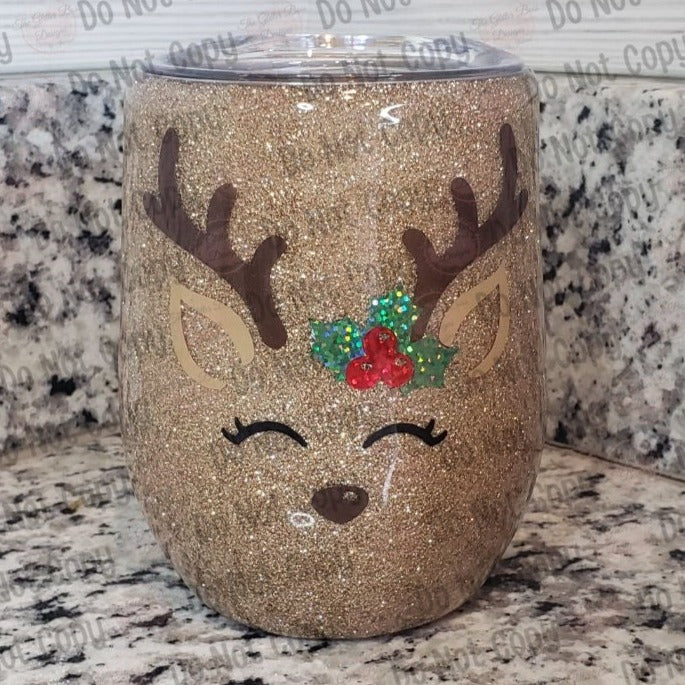 Reindeer Face - 12 oz - GB Designs