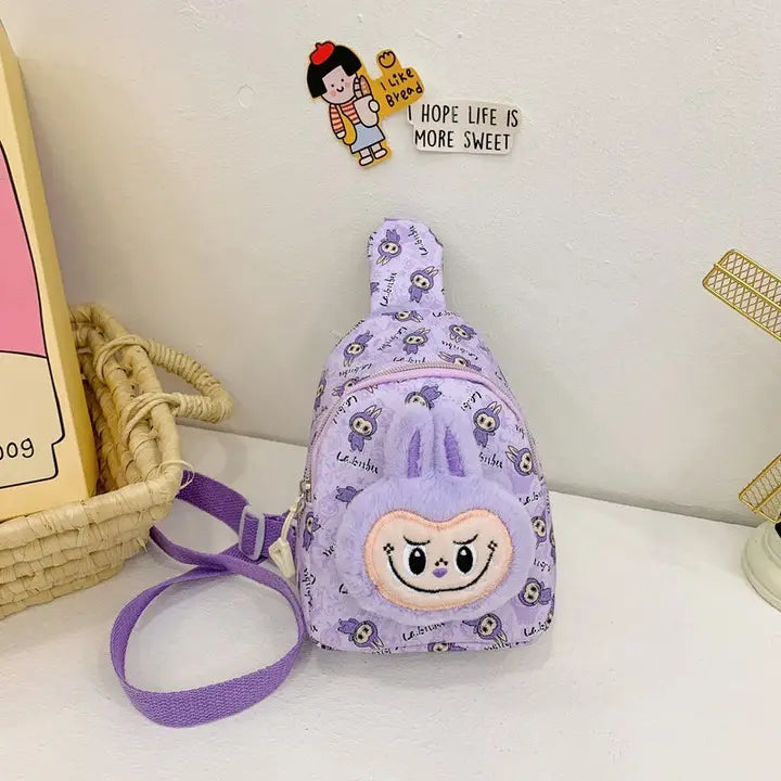 Children's Labubu Plush Chest Bag - STV