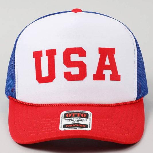 4th of July Hat w/ Chain