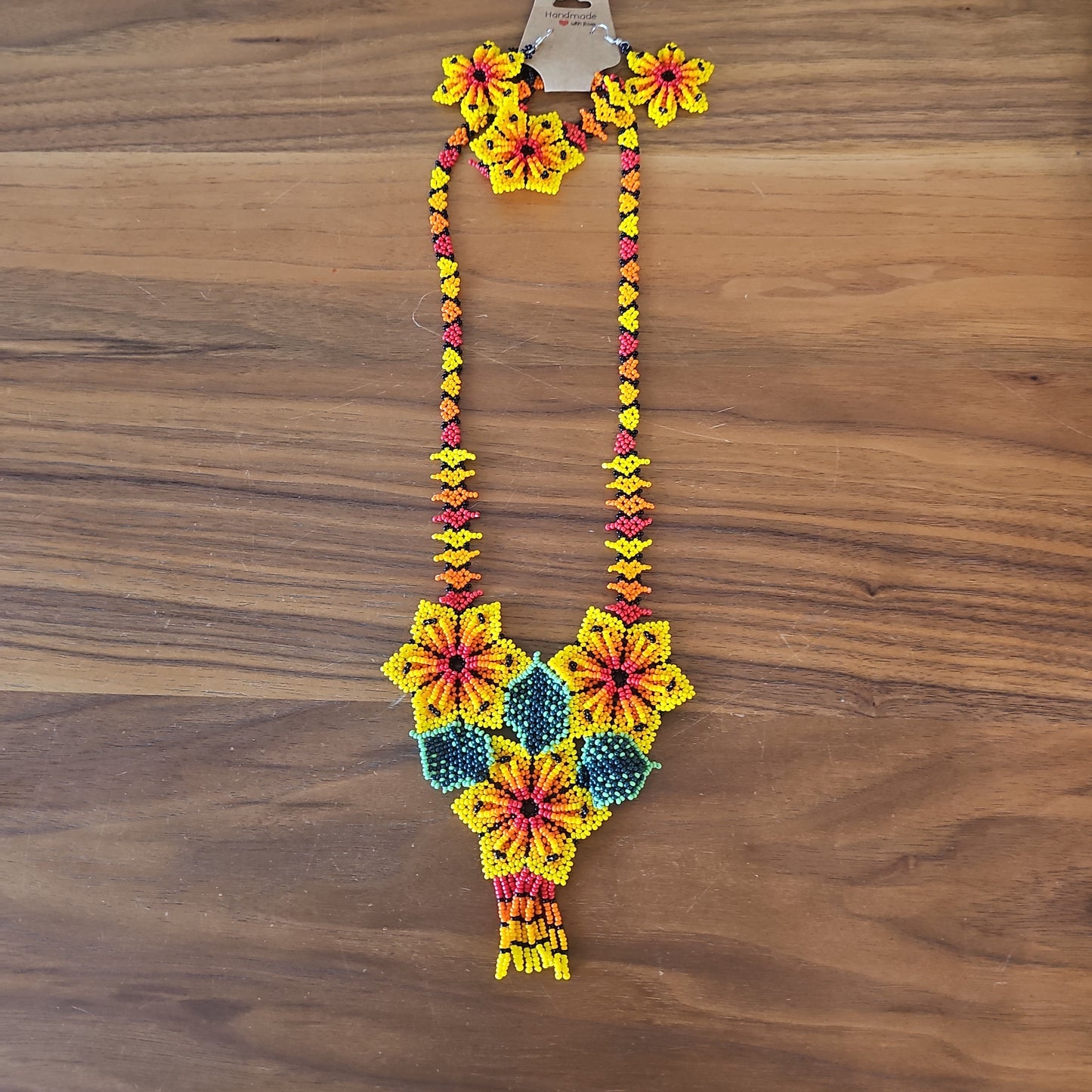 Huichol 3 Piece SET Long Beaded Necklace @amorfashionshop