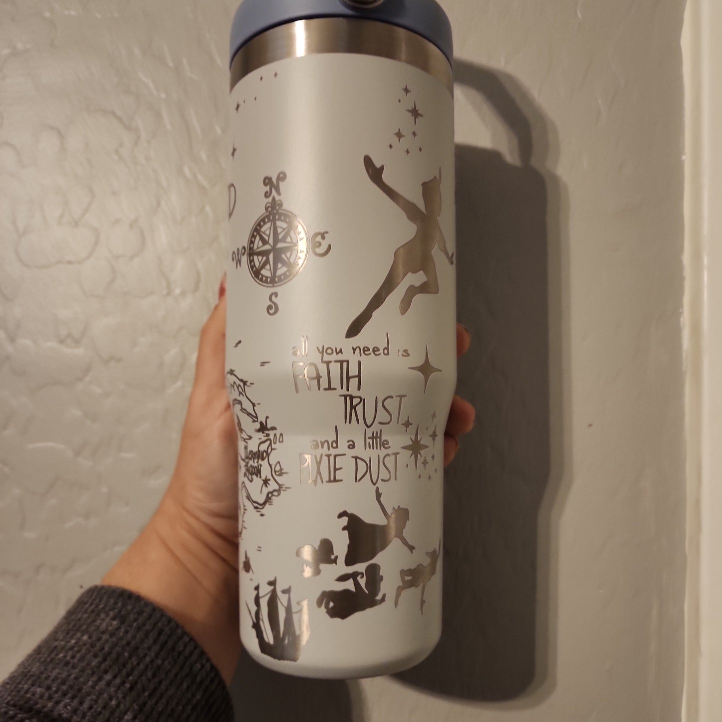 30 Oz Ice flow Stanley Engraved Neverland