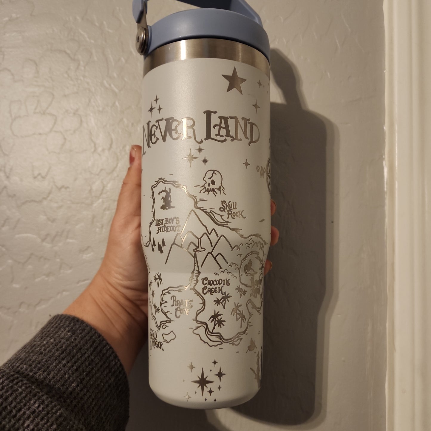 30 Oz Ice flow Stanley Engraved Neverland