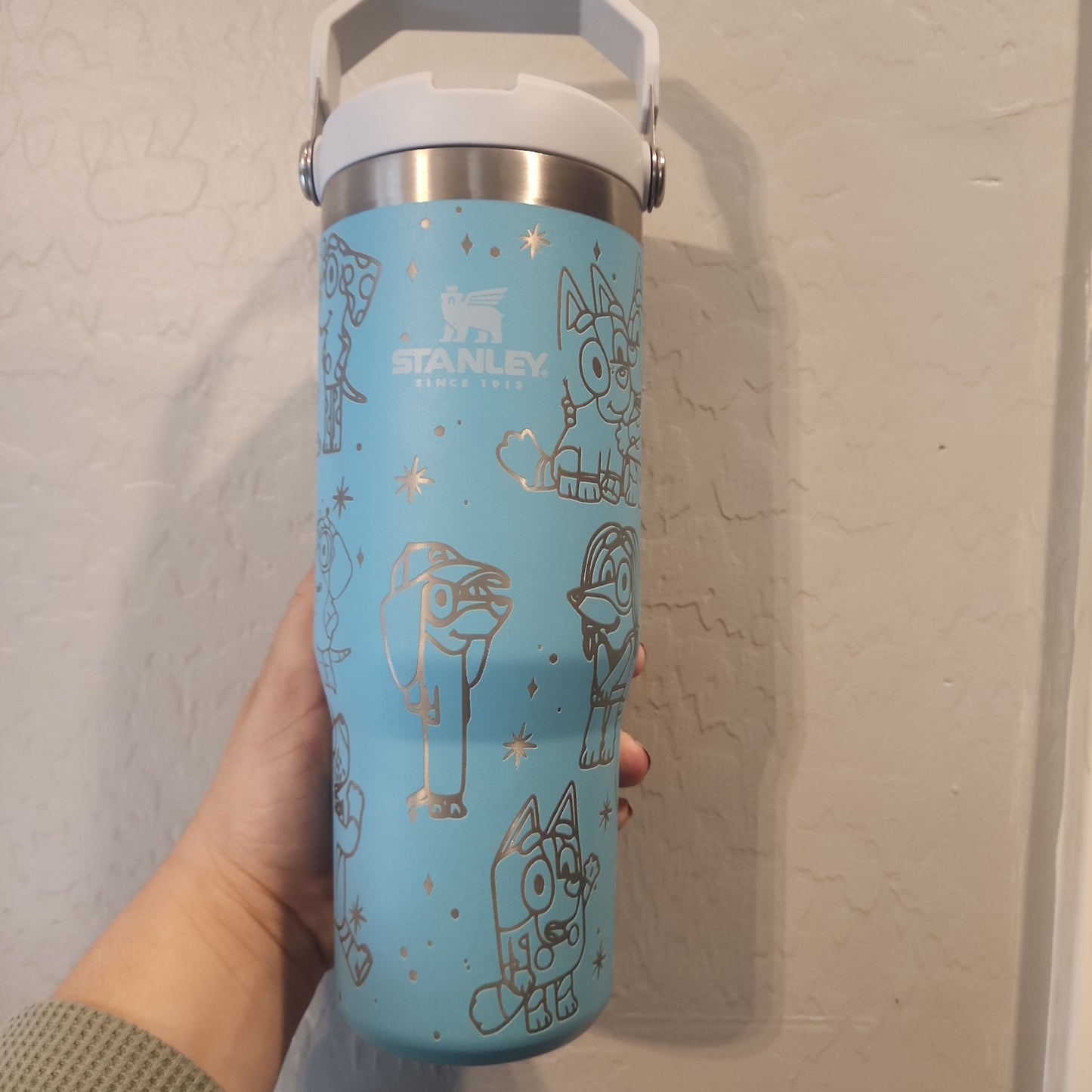 30 OZ Ice Flow Engraved Doggy