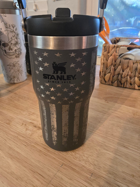 20 OZ Engraved Ice Flow Eagle