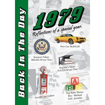 Back In The Day Greeting Card/Booklet-Burlapitup