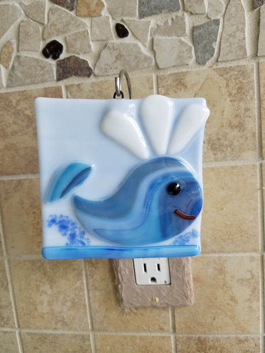 Night Light - Square Whale