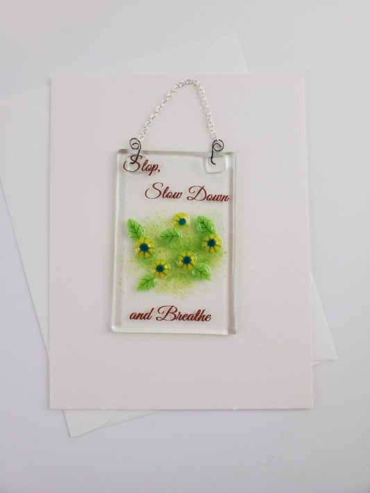 Note Card - Stop, Slow Down
