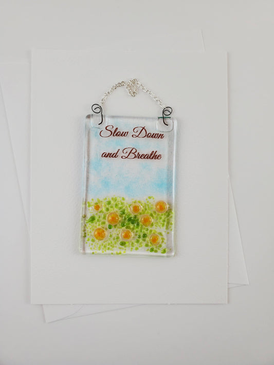 Note Card - Stop, Slow Down