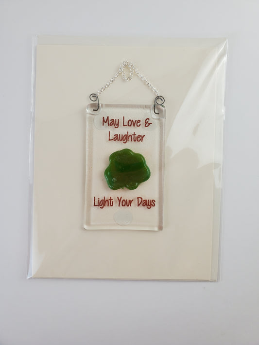 Note Card - May Love & Laughter