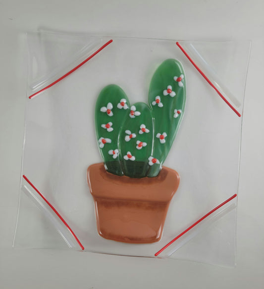 Plate - Potted Cactus