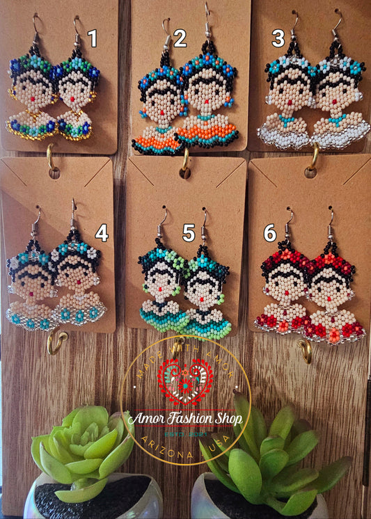 Frida Beaded Earrings @amorfashionshop