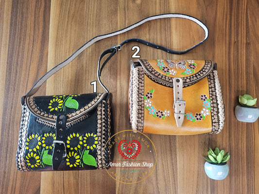 Hand Painted Artisian Die-cut Sunflower Butterfly @amorfashionshop