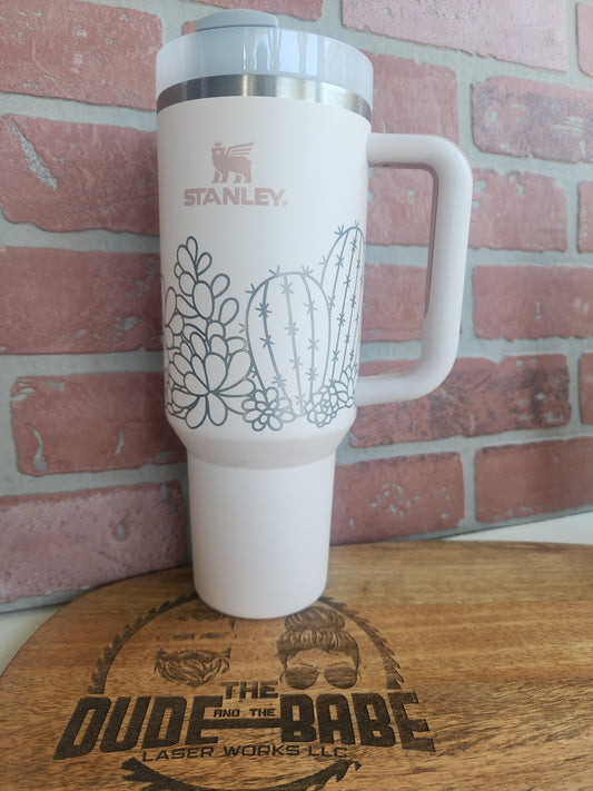 40 OZ Engraved Stanley (OG Cactus)