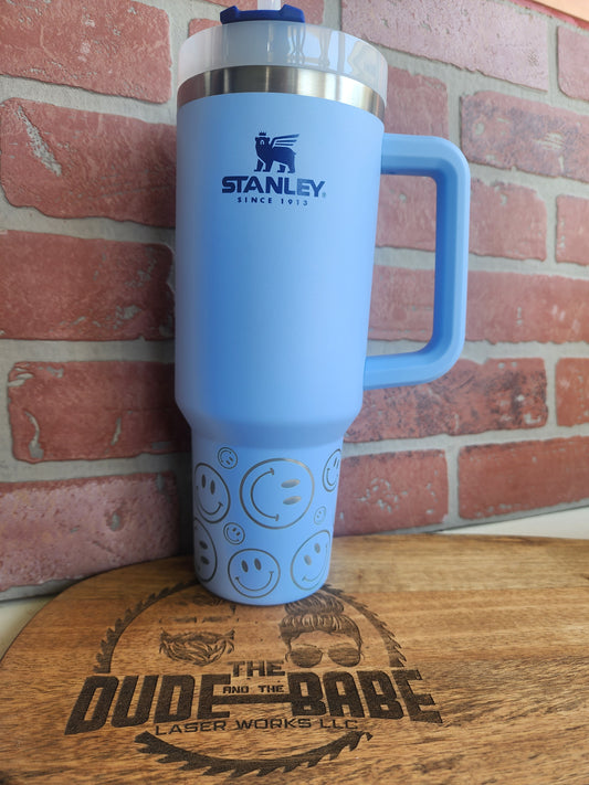 40 OZ Engraved Stanley (Smileys)