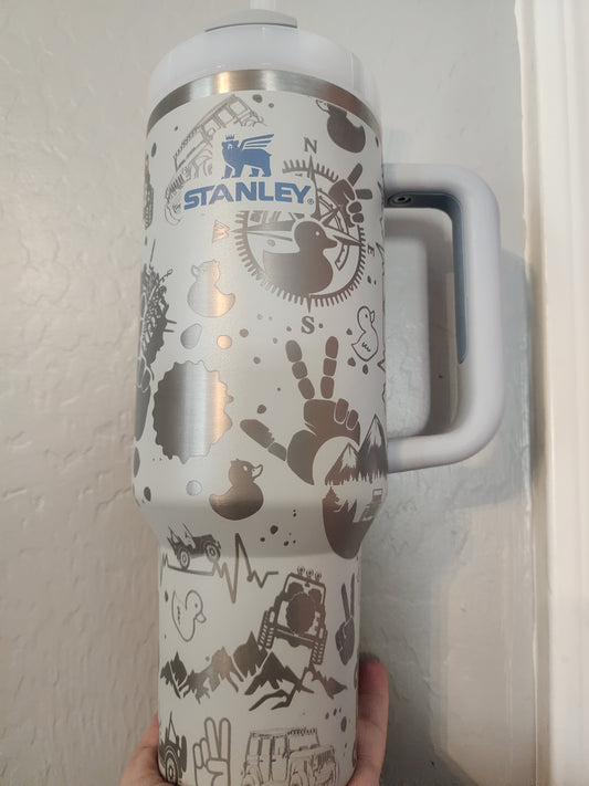 40 Oz Engraved Stanley Jeep Life