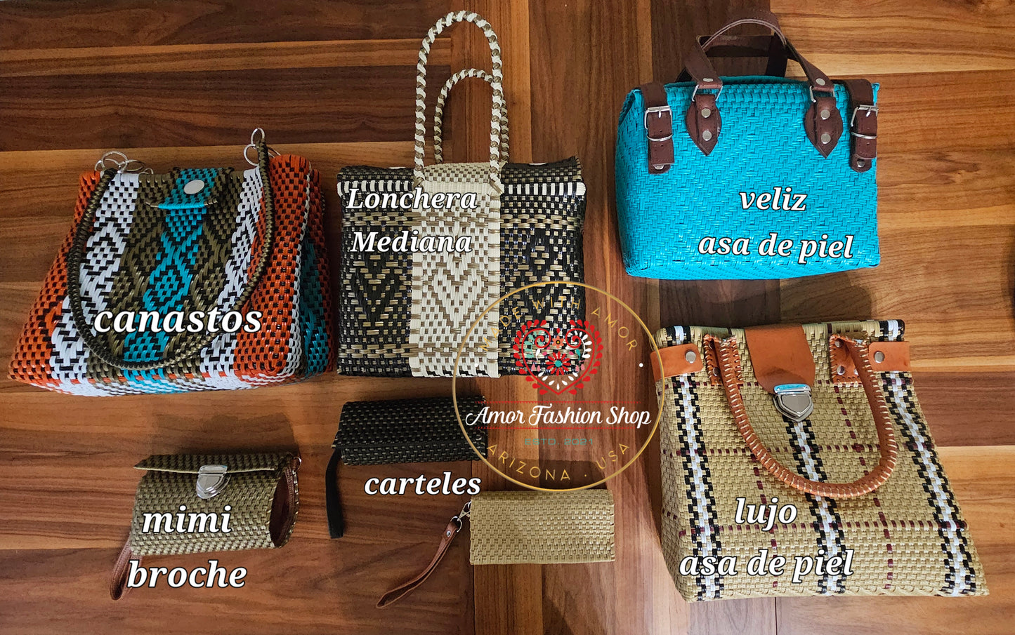 Handwoven Artisan Bag  @amorfashionshop.com