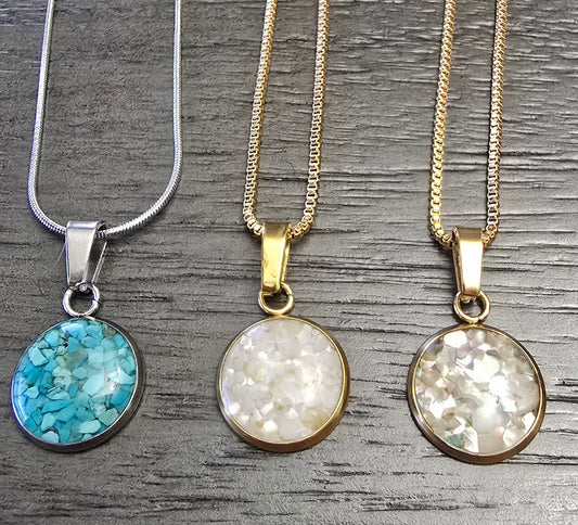 Necklace-Rnd/Stones