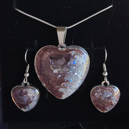 Jewelry Set- Lg Hearts