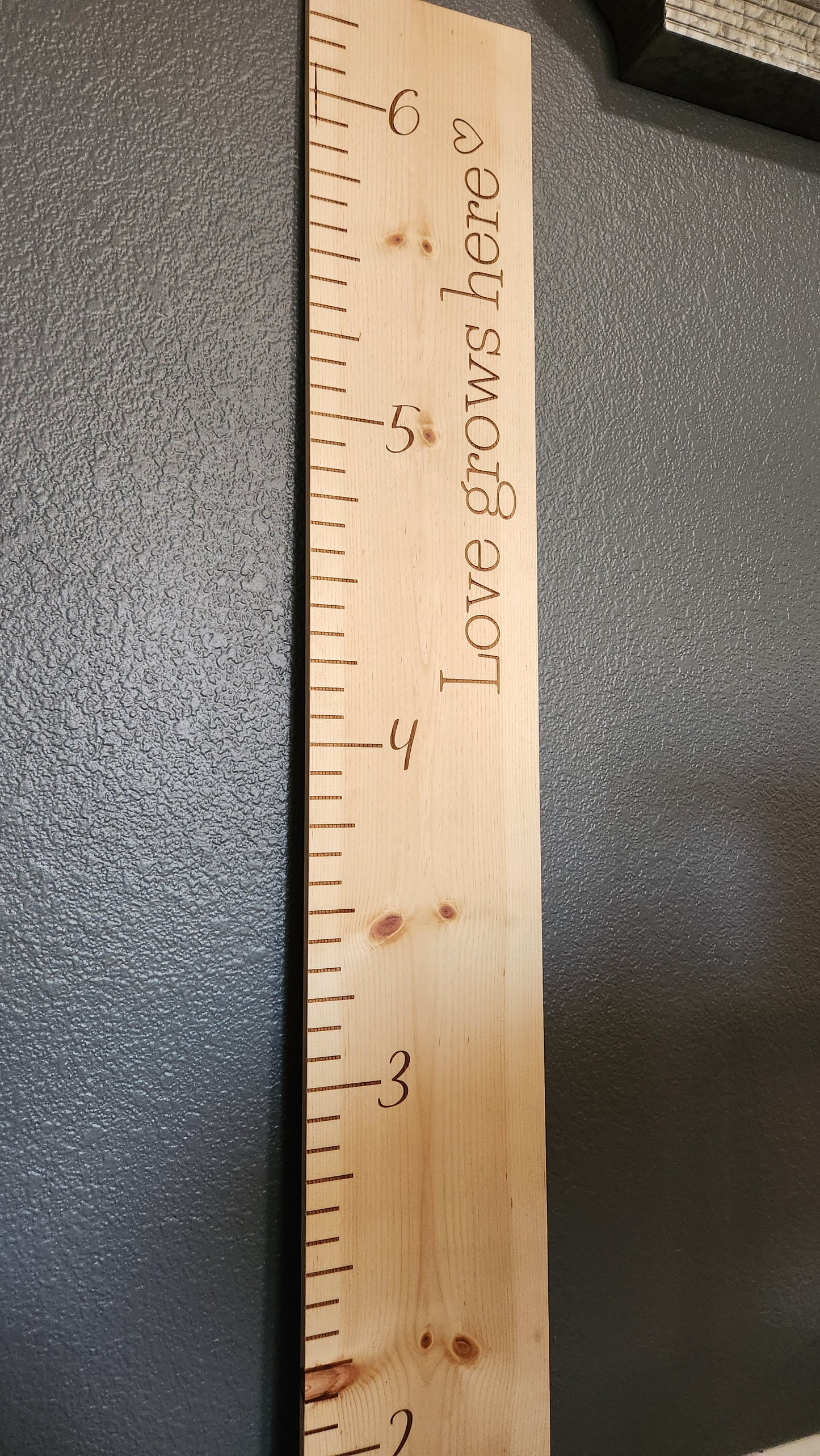 Wooden Growth Chart - The Laser Canvas