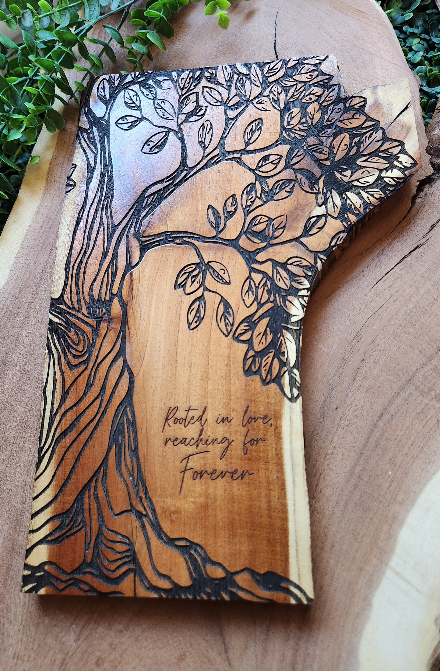 Live Edge Wood Sign - The Laser Canvas