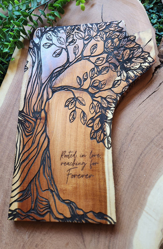 Live Edge Wood Sign - The Laser Canvas