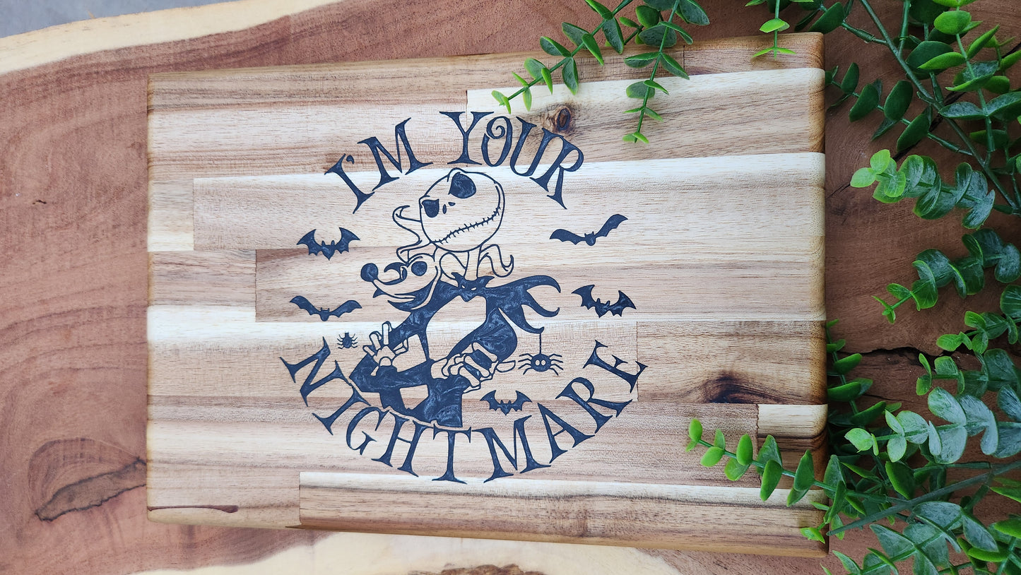 Butcher Block Resin Cutting Board - The Laser Canvas