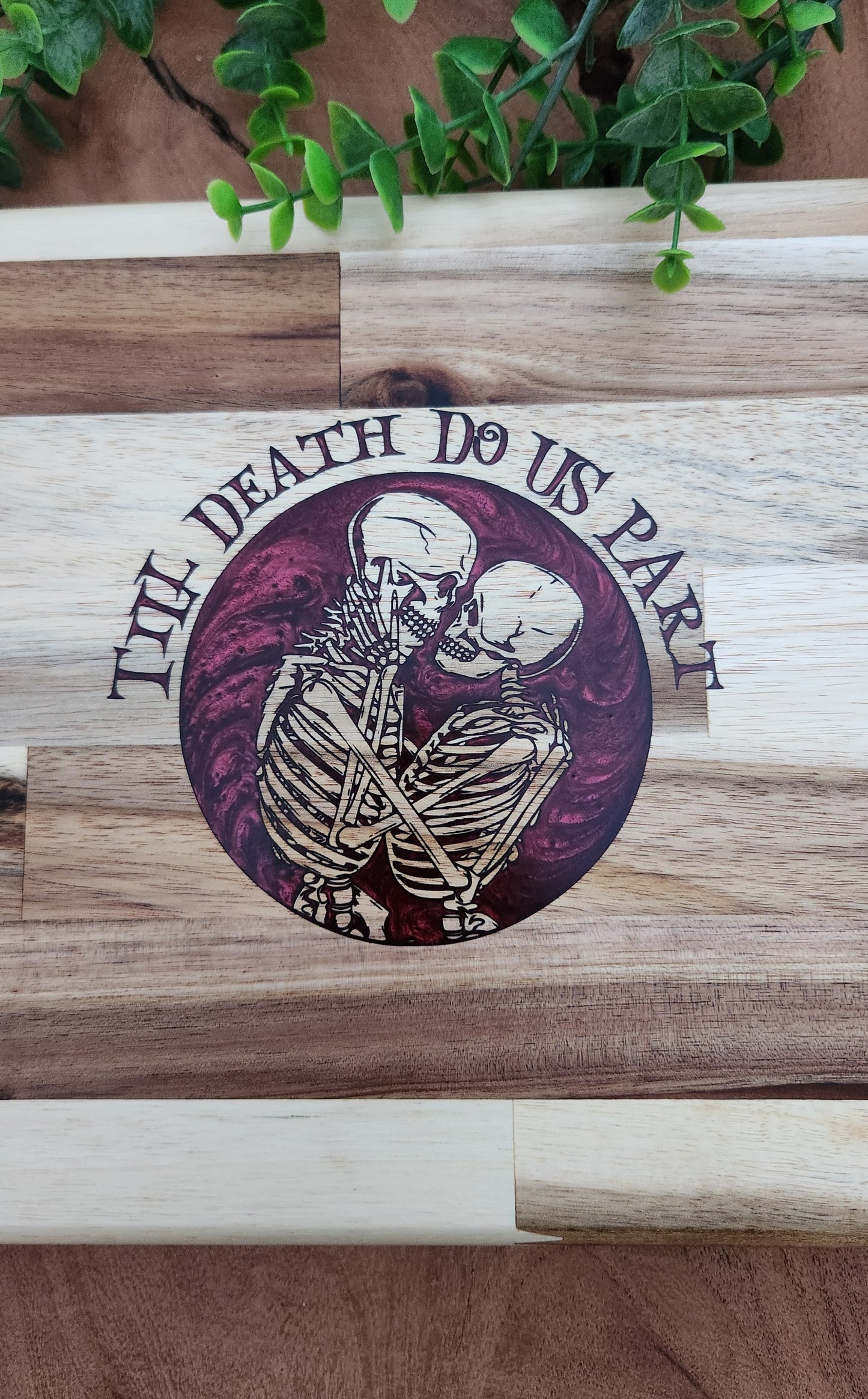 Butcher Block Resin Cutting Board - The Laser Canvas