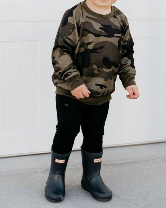 Remi Pullover - Camo Oak and Rose