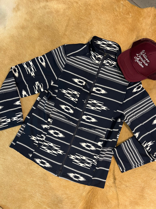 Aztec Woman’s Athletic Zip Up
