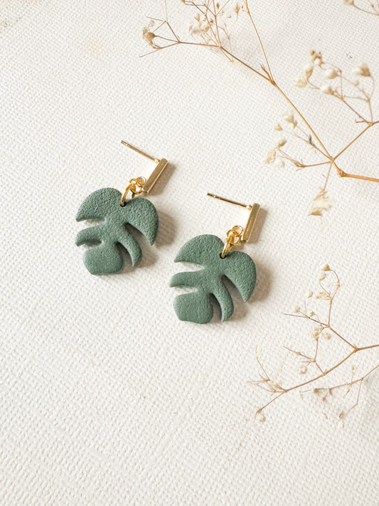 Monstera Earrings -DesertReign