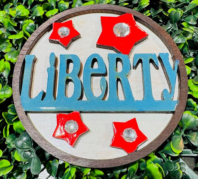 Magnetic Insert 4.5" 4th of July Liberty - STV