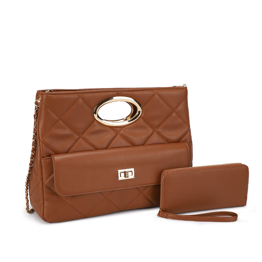 Quilted Bag with Wallet - Made in Chic