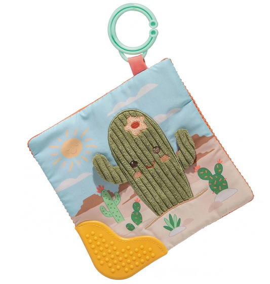 Sweet Soothie Cactus Crinkle Teether Oak and Rose