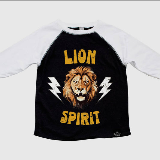 LION SPIRIT TEE W/ 3/4 SLEEVE --- FIT FOR A PRINCE & CO.