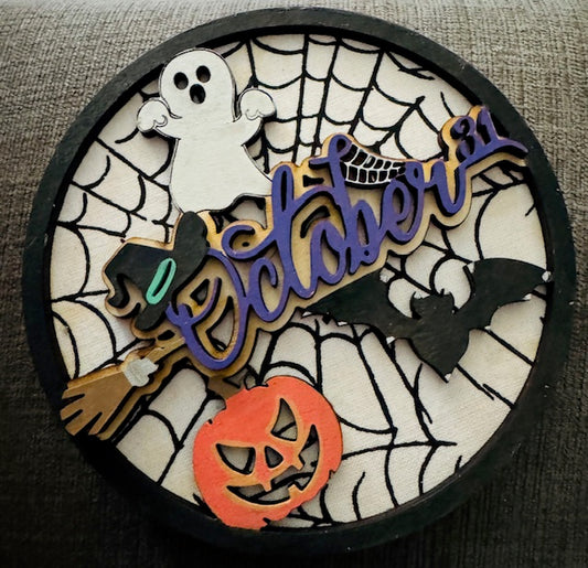 Magnetic Insert 4.5" Halloween Oct 31st  - STV