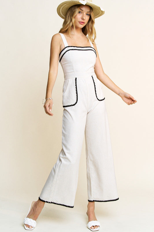Seaside Stroll Jumpsuit - Made in Chic