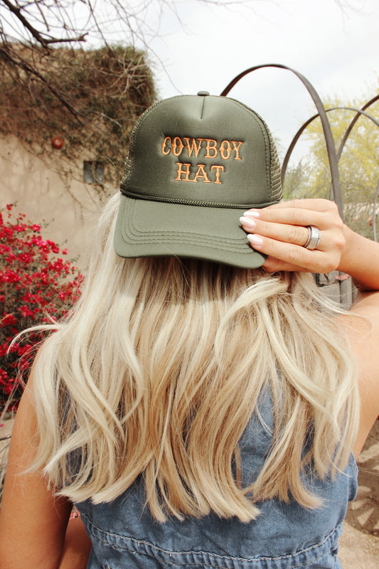 Cowboy Hat Trucker Hat